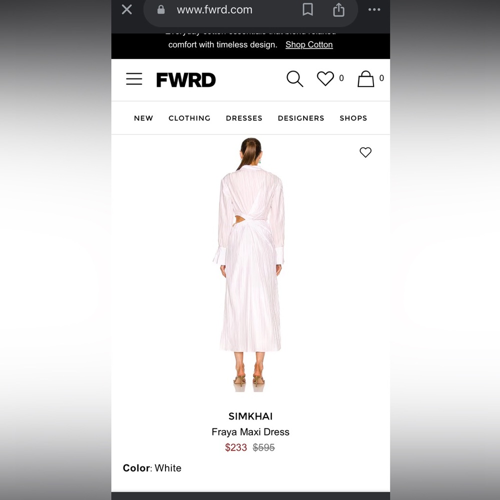 Simkhai Maxi White Dress - Picture 2 of 15